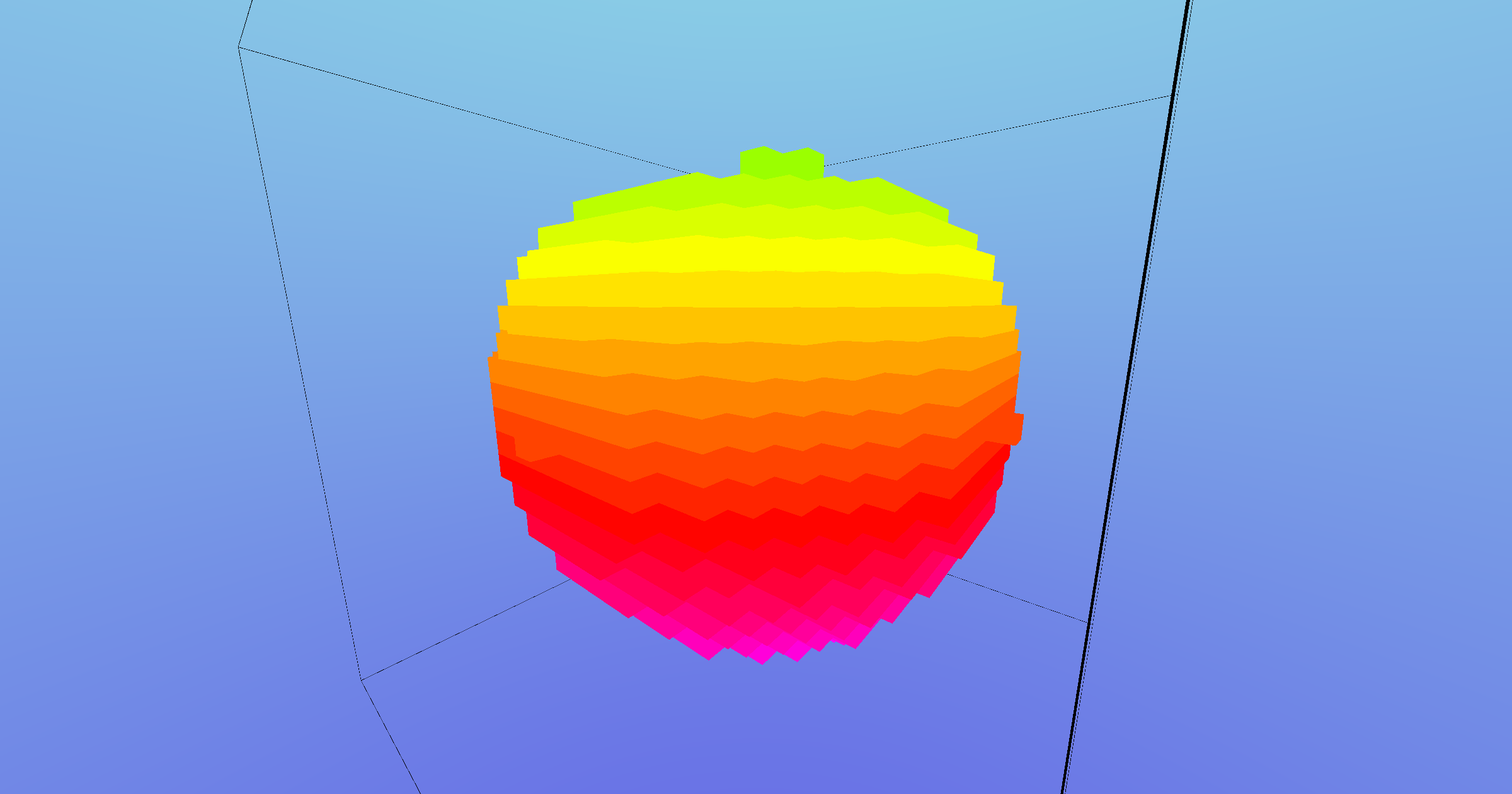 Sphere Fill Color Shift - Spatial Video